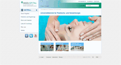 Desktop Screenshot of plastichandchirurgie.insel.ch