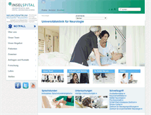 Tablet Screenshot of neurologie.insel.ch