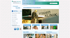 Desktop Screenshot of frauenheilkunde.insel.ch