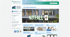 Desktop Screenshot of notfallzentrum.insel.ch