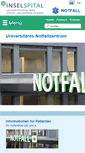 Mobile Screenshot of notfallzentrum.insel.ch