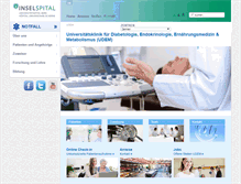 Tablet Screenshot of endokrinologie.insel.ch