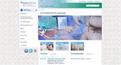 Desktop Screenshot of angiologie.insel.ch