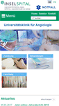 Mobile Screenshot of angiologie.insel.ch